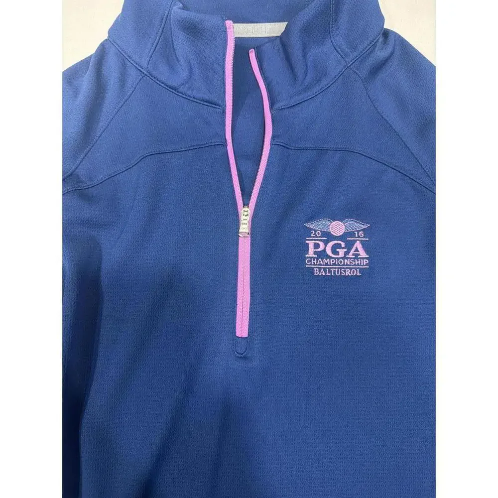Under Armour Women's Blue PGA Championship 2016 Long Sleeve Pullover - Picture 3 of 5
